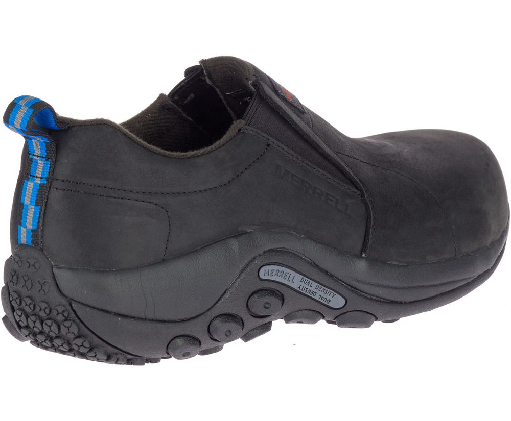 Zapatos De Seguridad Hombre - Merrell Jungle Moc Cuero Comp Toe - Negras - LKMB-78165